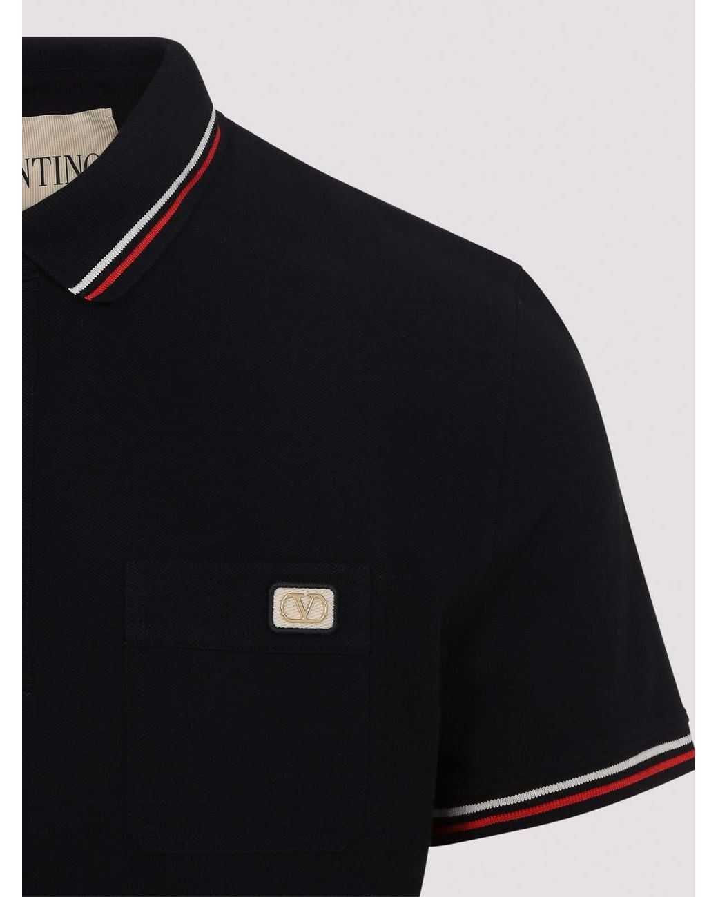 Valentino Black Polo for men