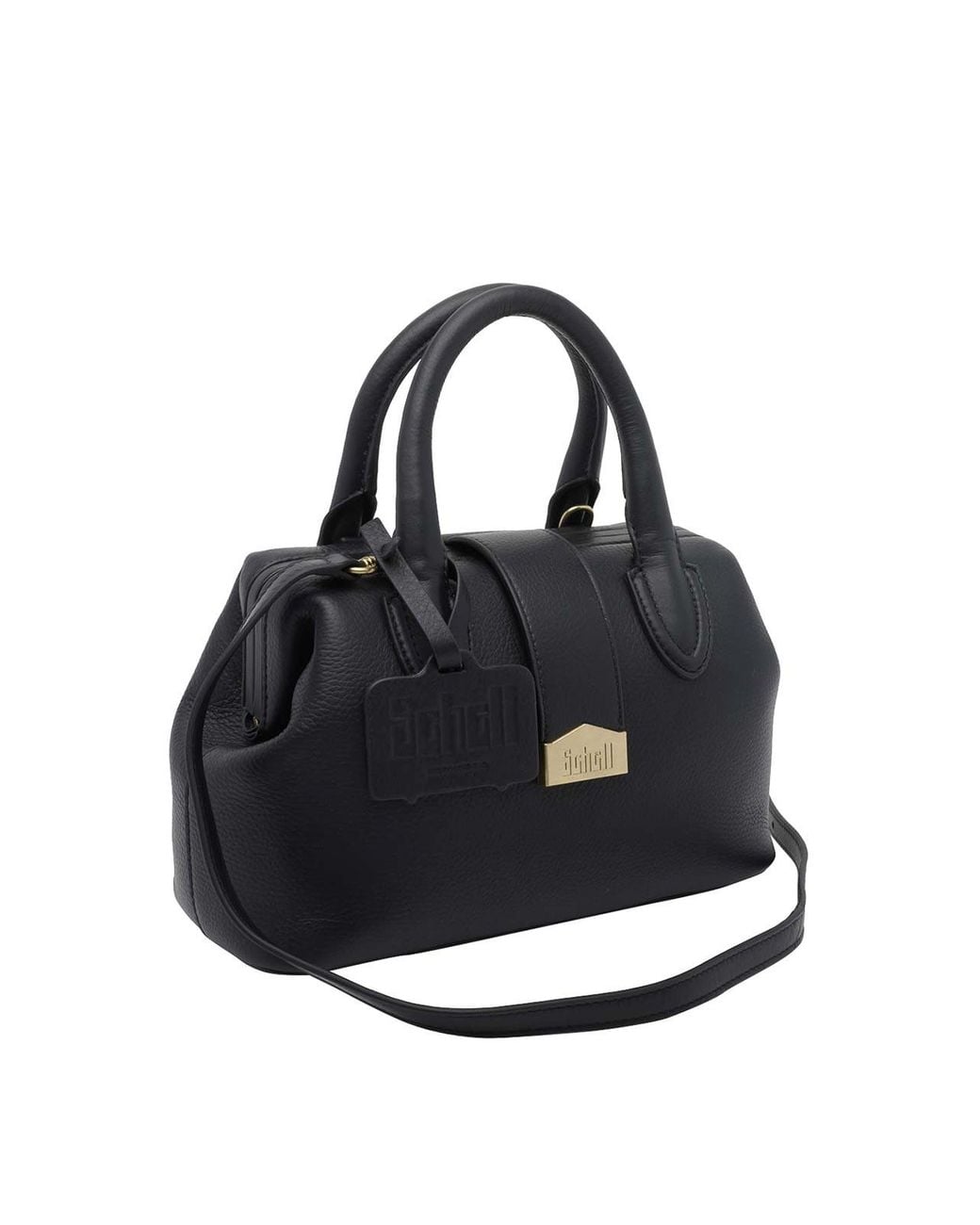 Schell Black Small Doctor Handbag