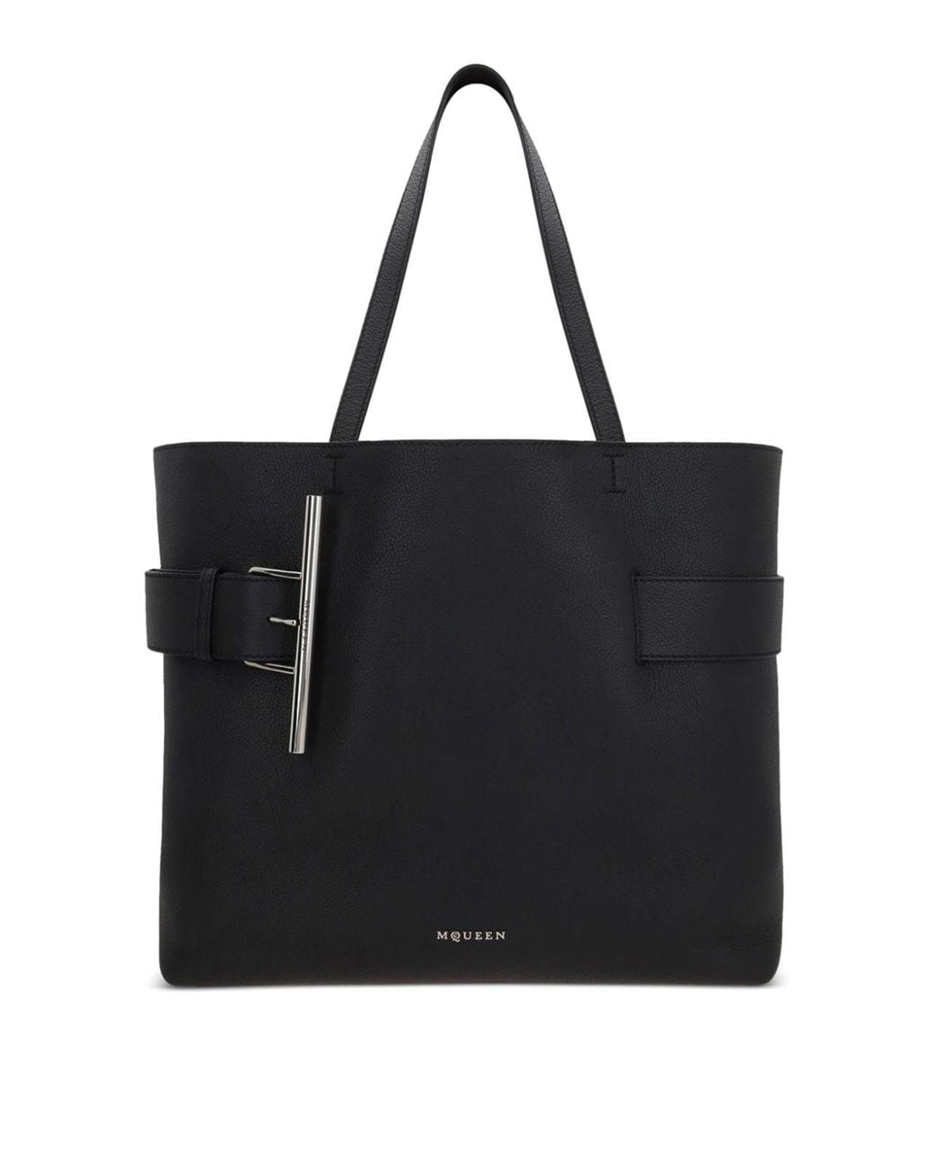 McQueen Black Shopper