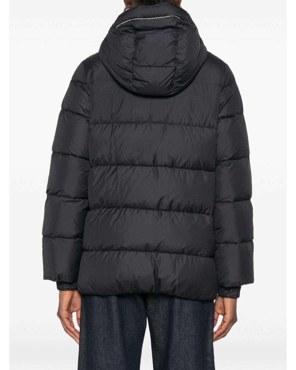 Peserico Blue Puffer Jacket