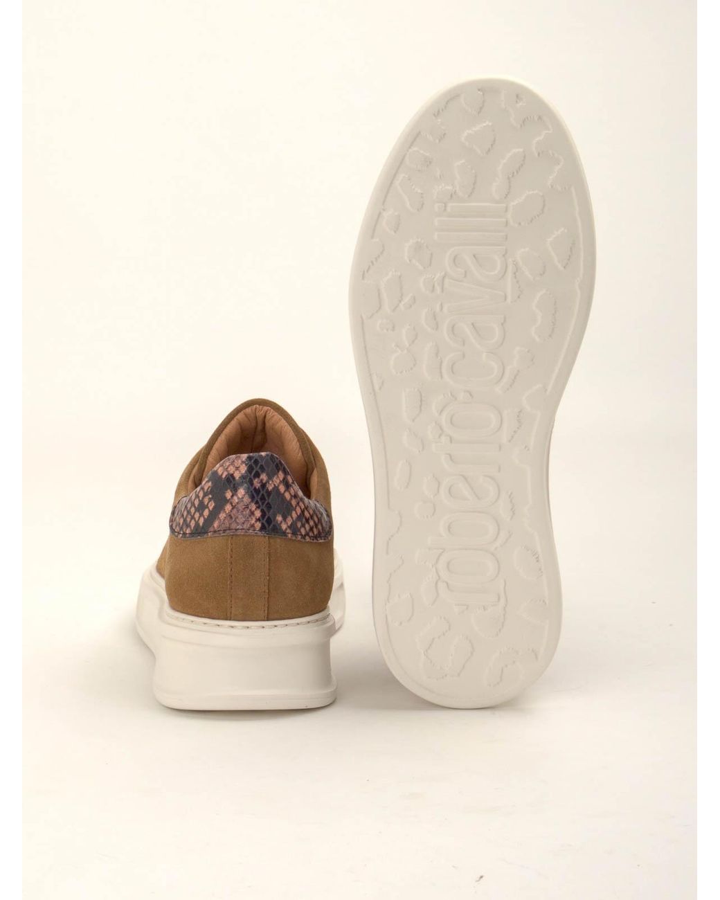 Roberto Cavalli Brown Sneakers