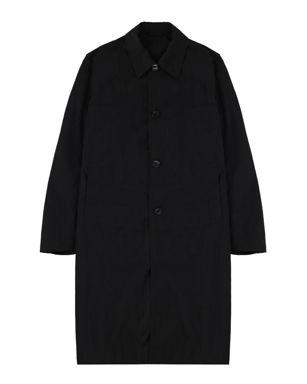 Dries Van Noten Black Rankles Trench Coat for men
