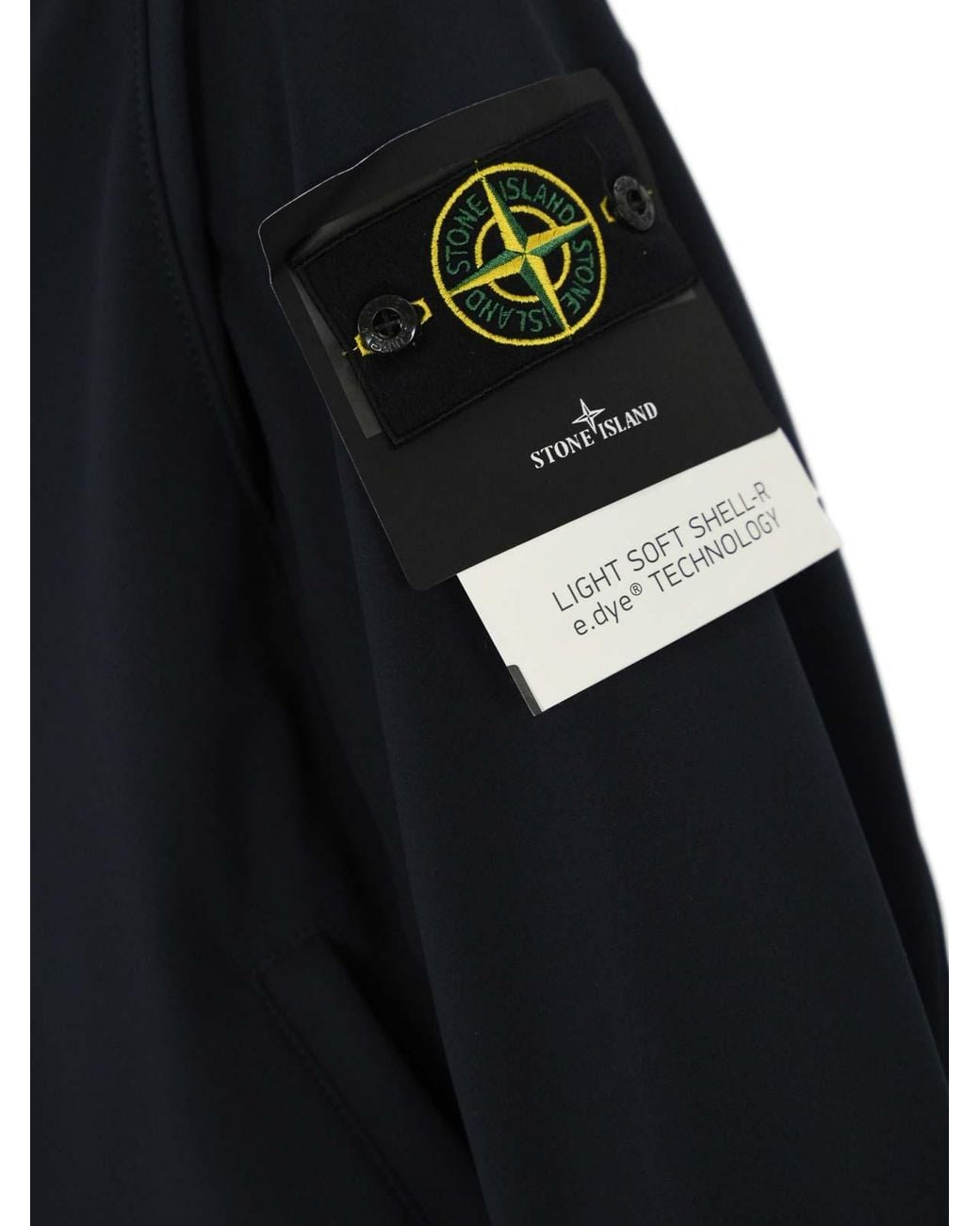 Stone Island Blue Light Soft Shell Jacket 4100090 for men