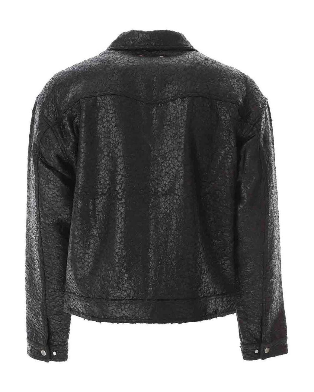 ANDERSSON BELL Black Morato Zip-Up Jacket for men