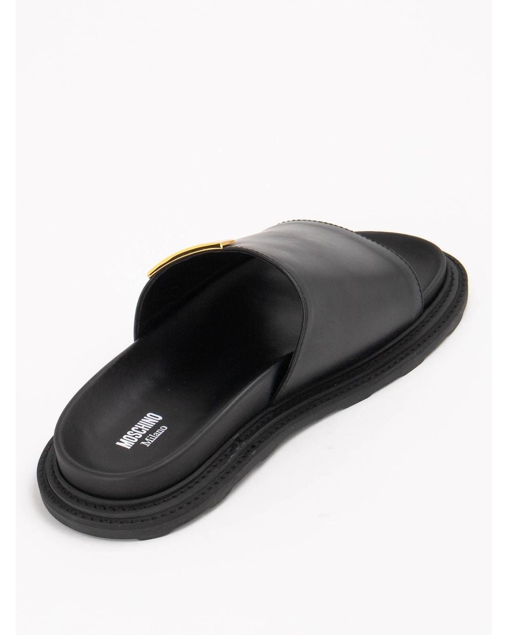Moschino Black Loafers for men