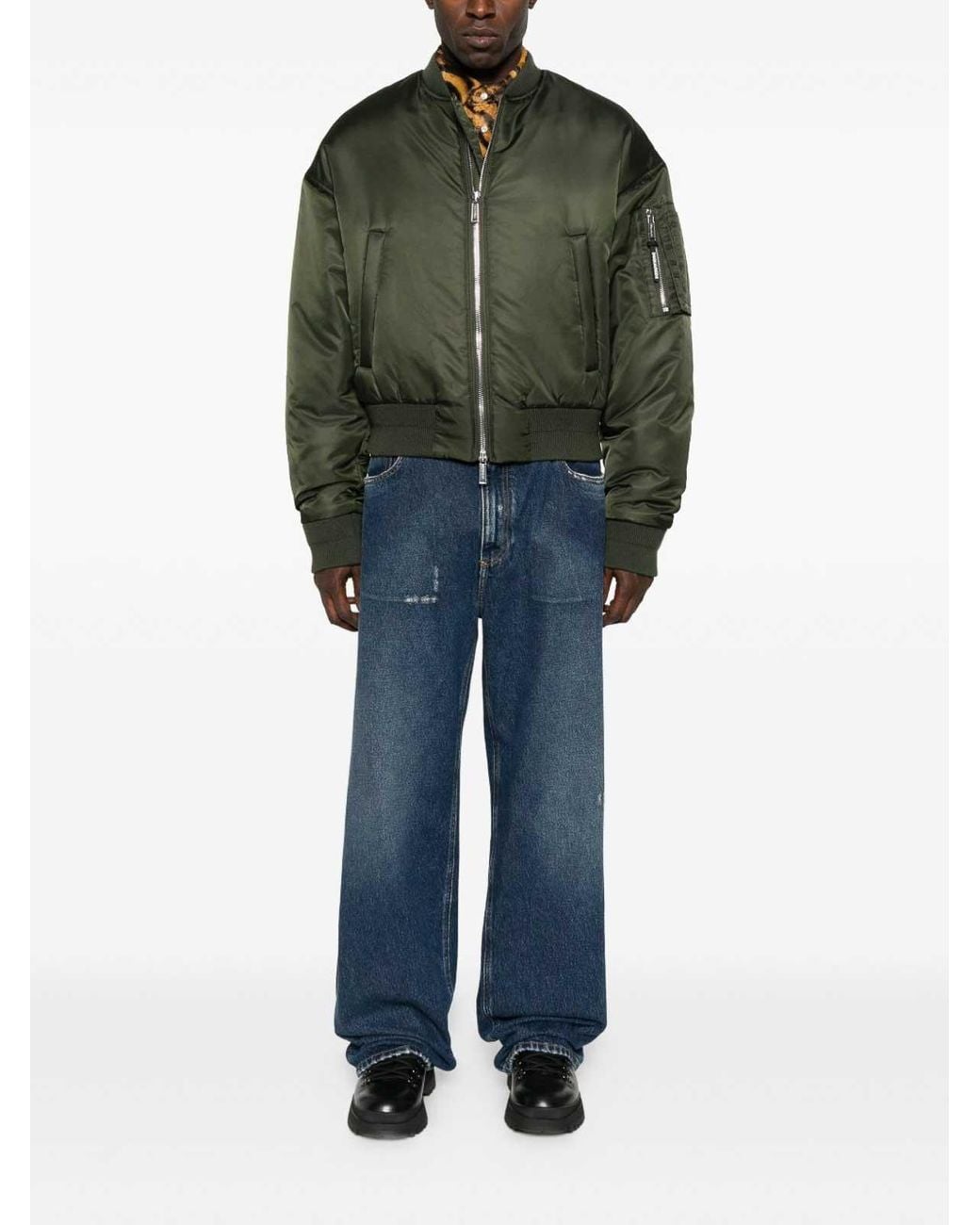 DSquared² Green Deep Bomber Jacket for men