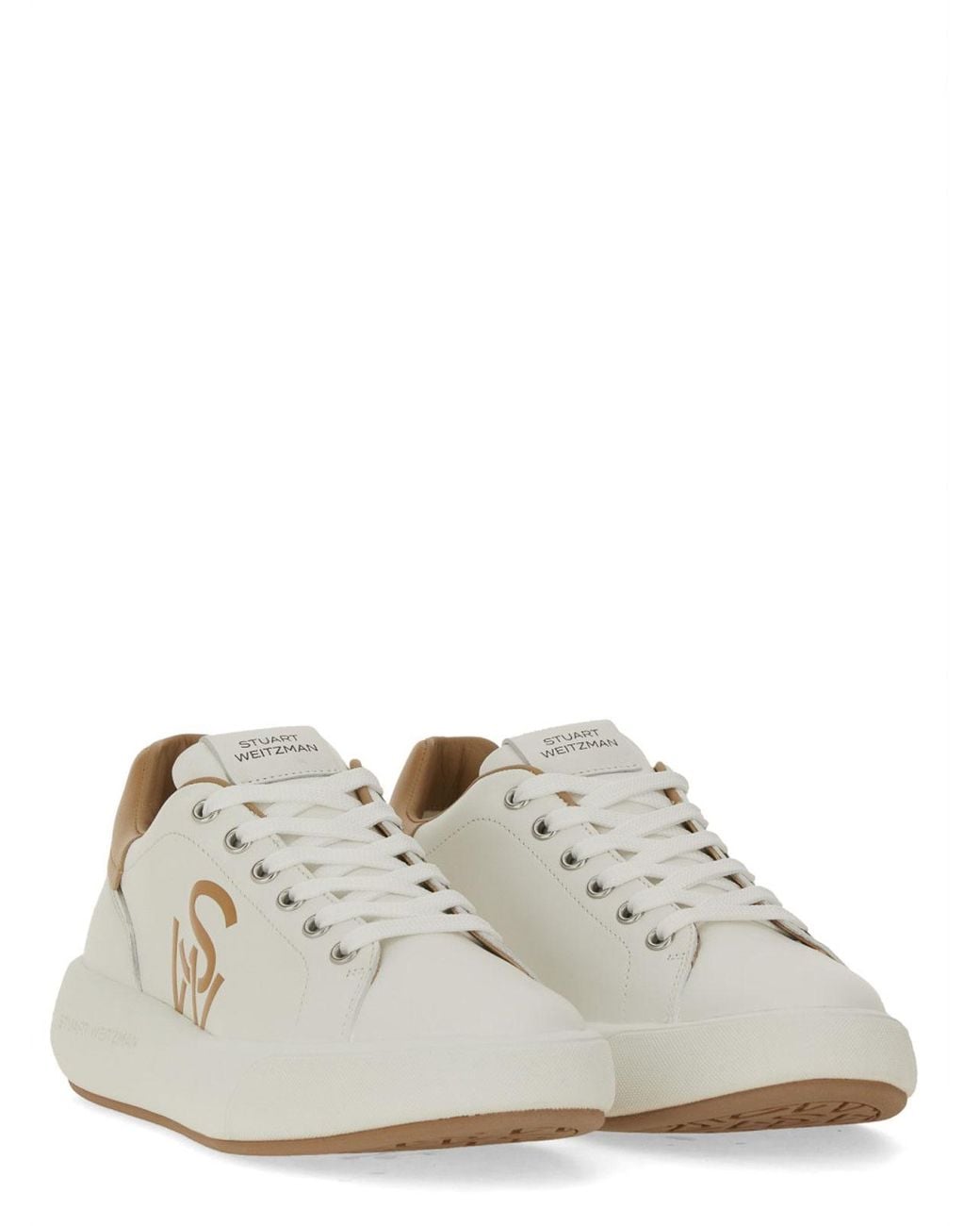 Stuart Weitzman White Trainers
