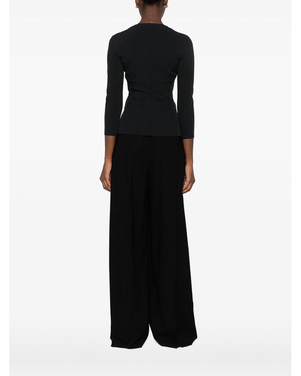 Elisabetta Franchi Black Outerwear