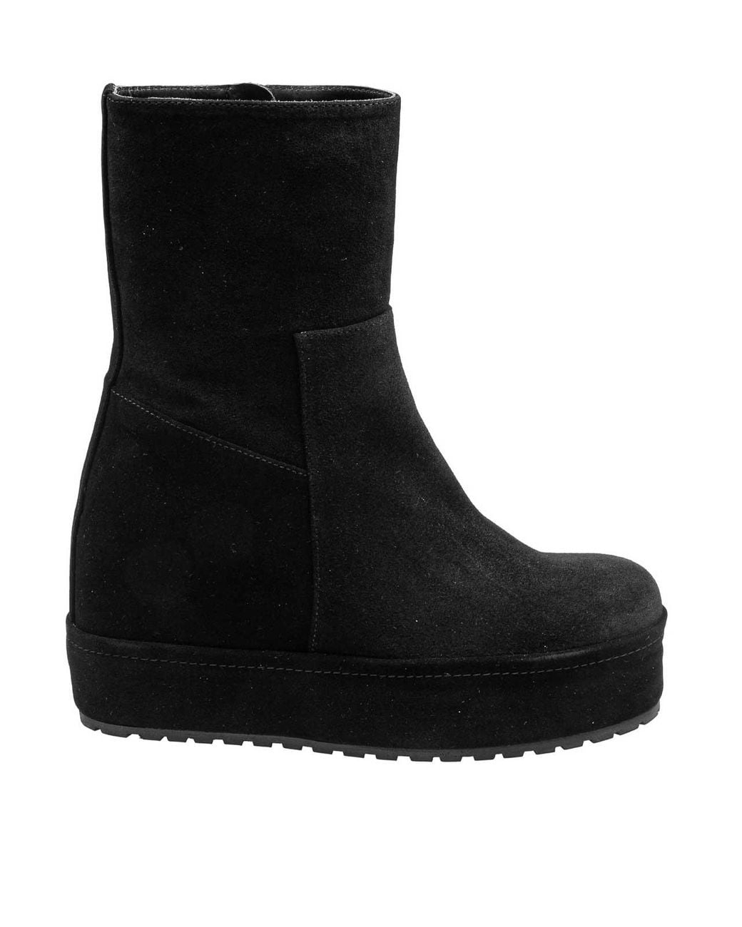 Paloma Barceló Black Paloma Barcelo Disa Track Suede Ankle Boot