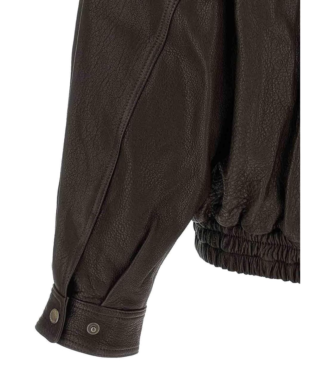 DUNST Black Vintage Leather Jacket for men