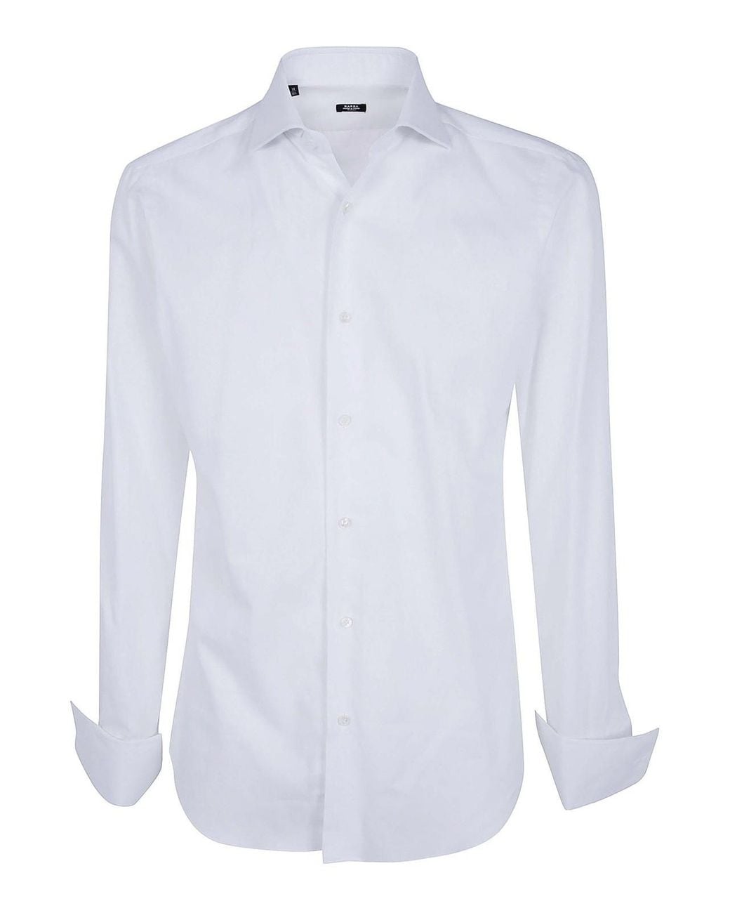 Barba Napoli White Classic Shirt for men