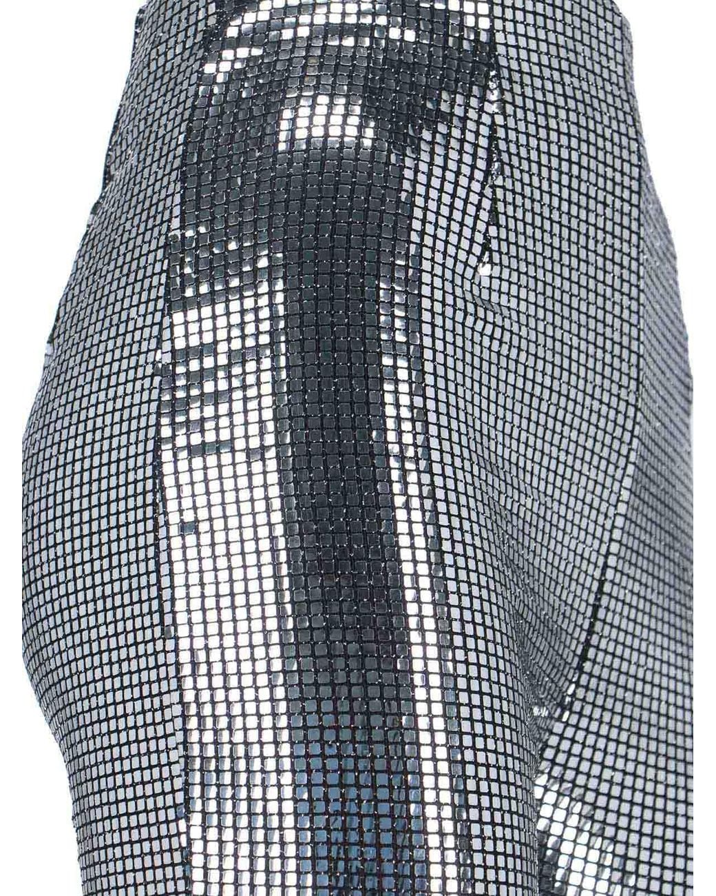 MM6 by Maison Margiela Gray Metallic Sequin Trousers