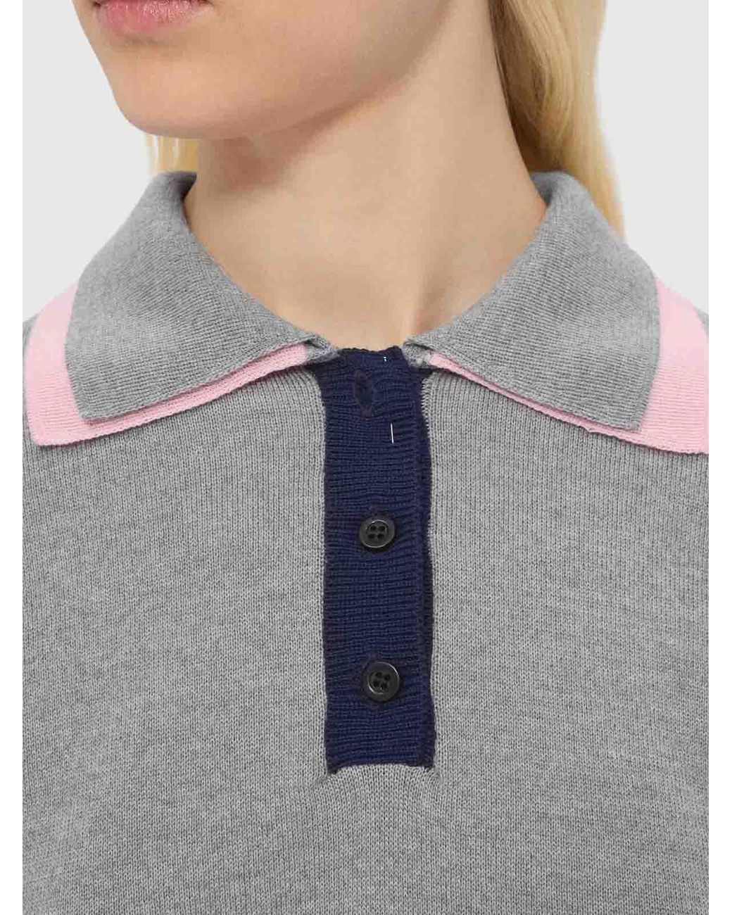 MSGM Gray Polo