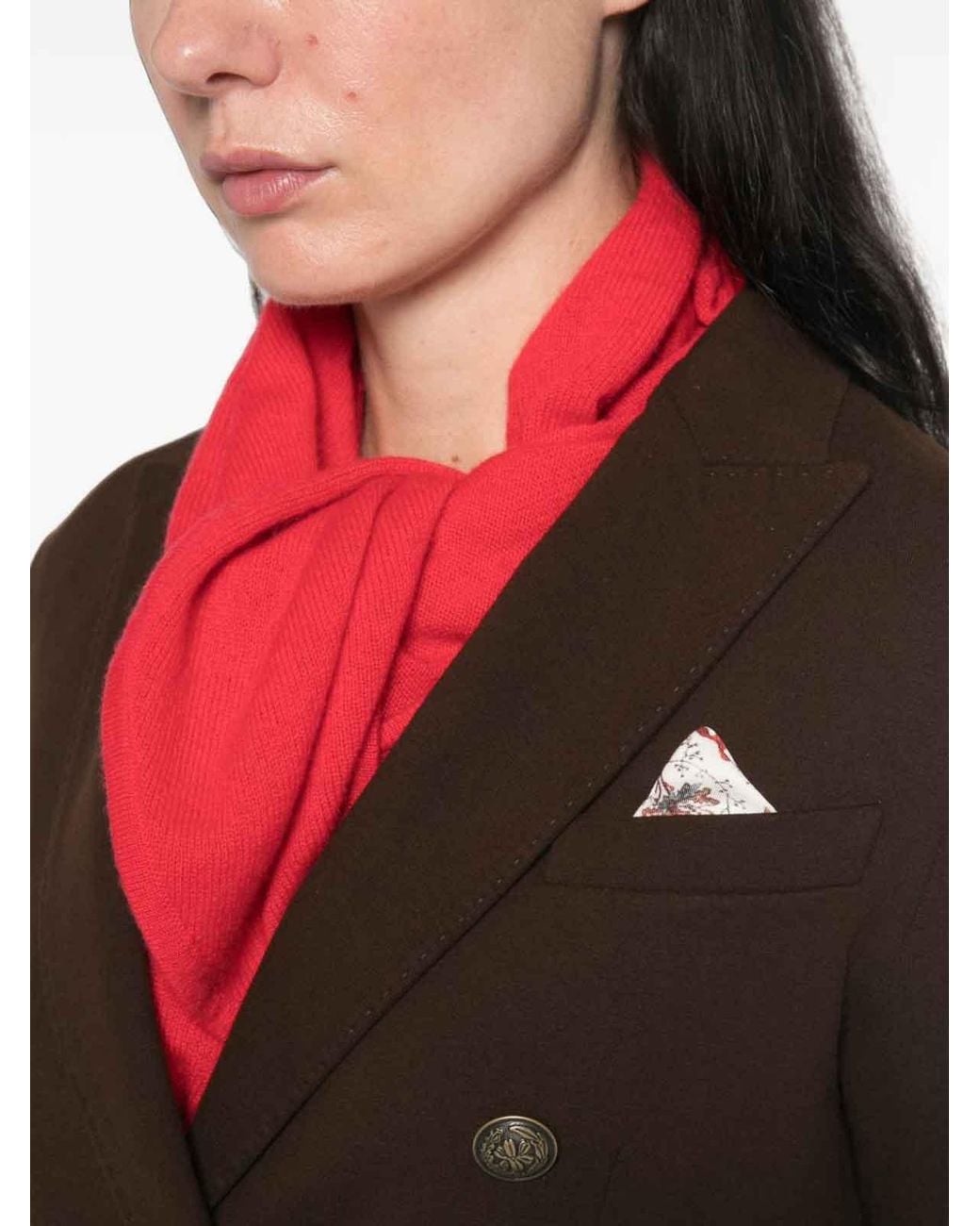 Circolo 1901 Black Cotton Double-Breasted Jacket