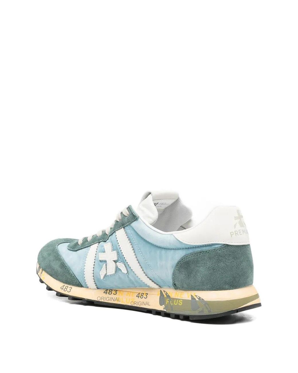 Premiata Blue Lucy 8188 Lace-Up Sneakers for men
