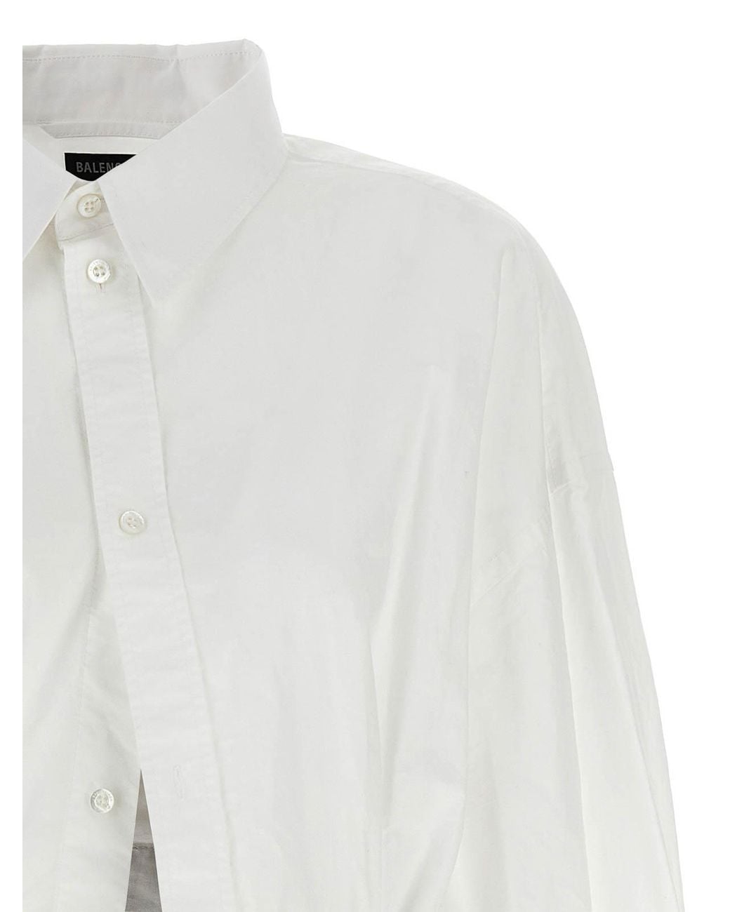 Balenciaga White Belt Shirt