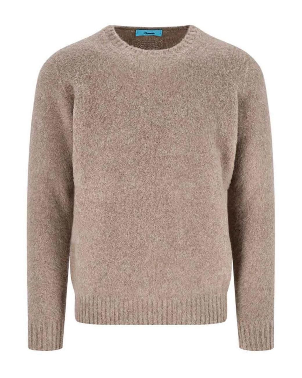 Drumohr Natural Wool Sweater for men