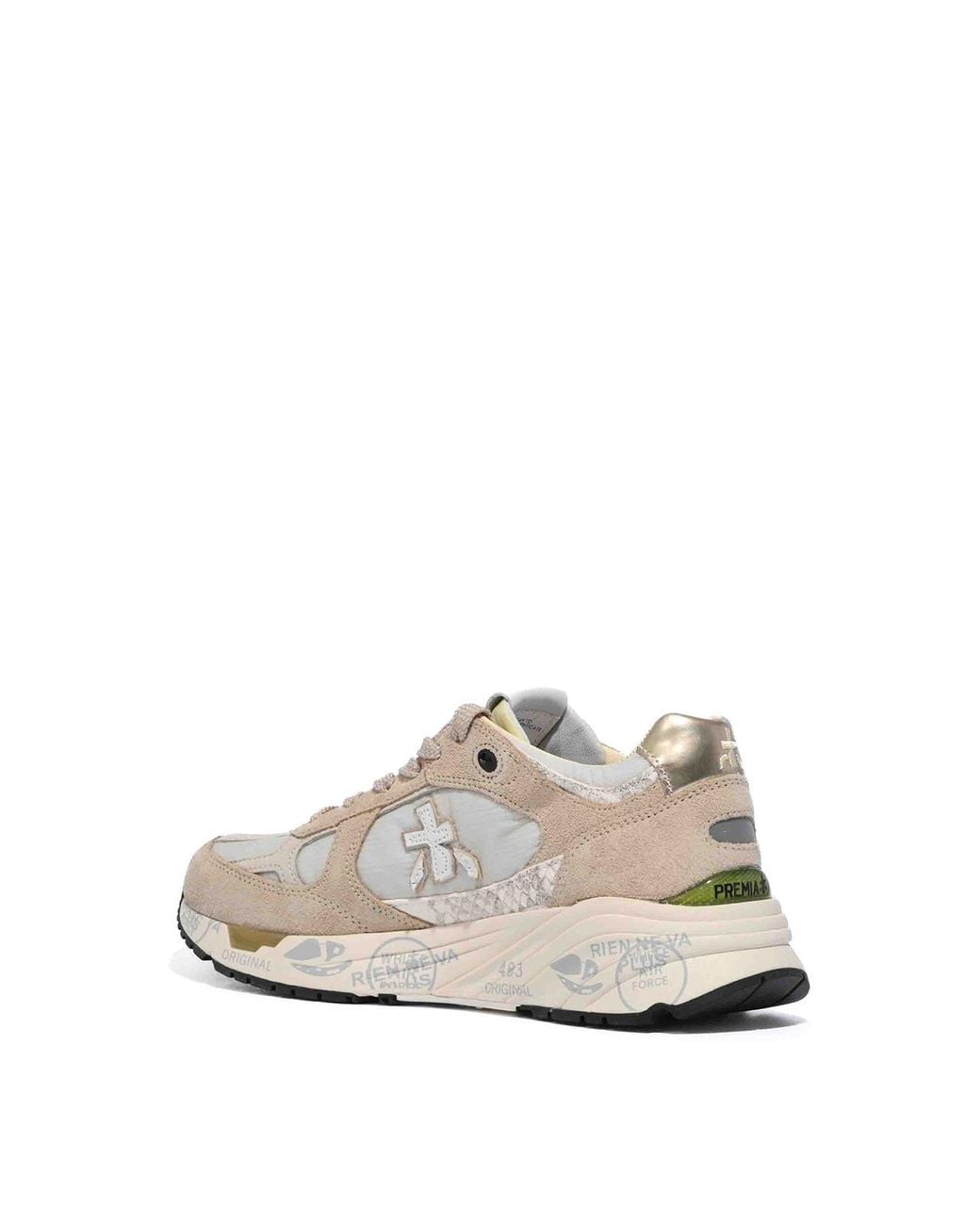 Premiata White Mased 8116 Sneakers