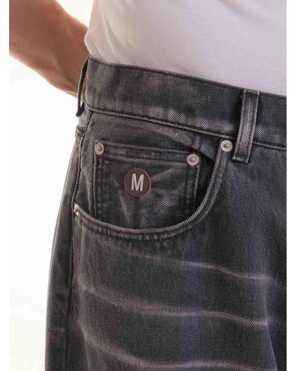 Moschino Gray Jeans for men