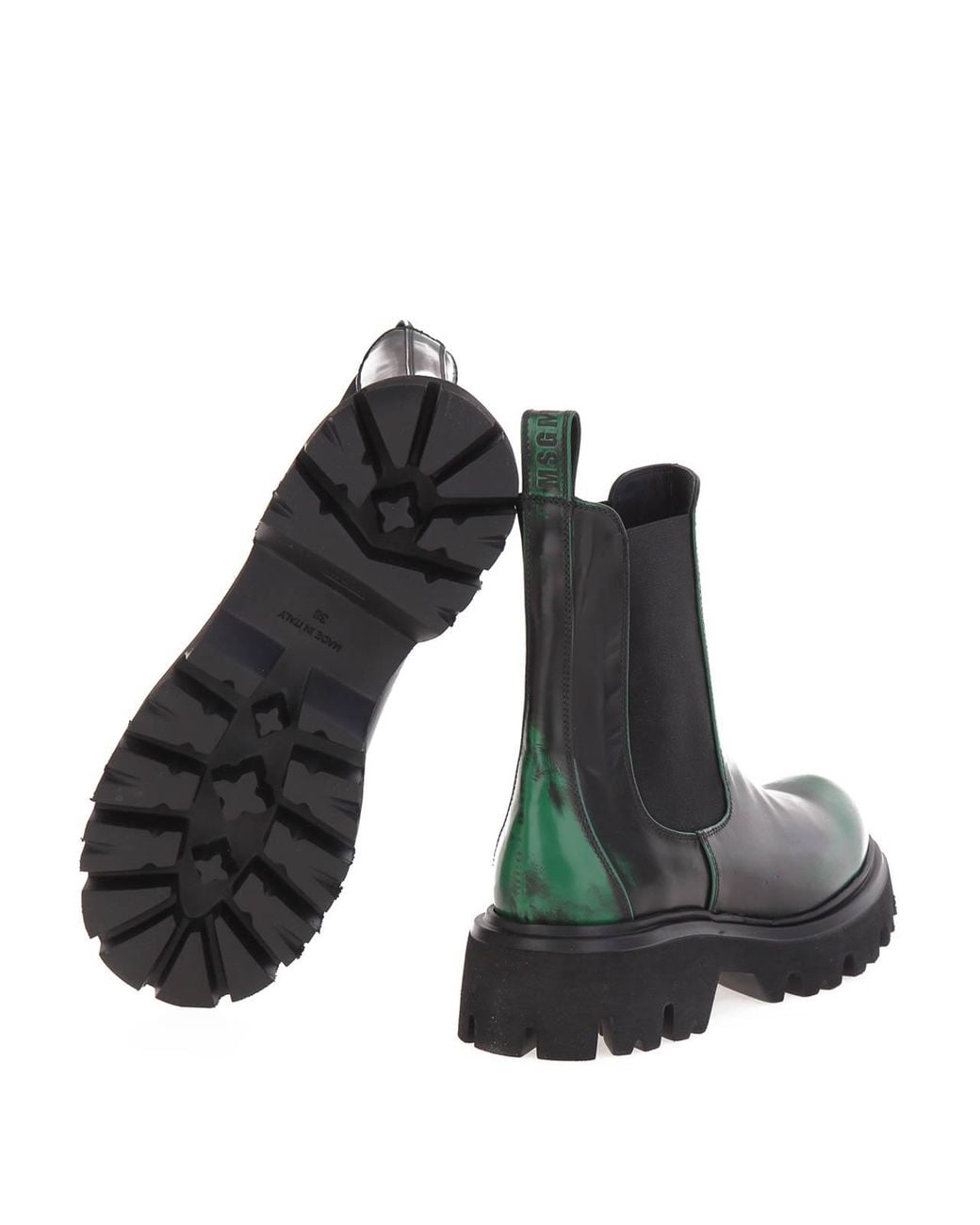 Bottes MSGM en coloris Black