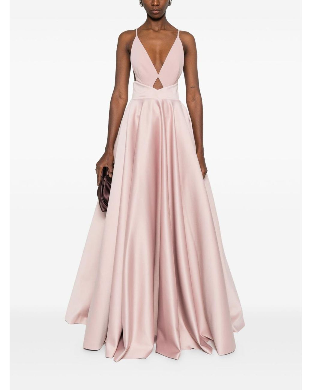 Solace London Pink Avallon Maxi Dress