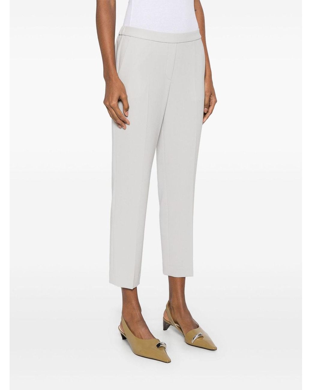 Theory White Slim Treeke