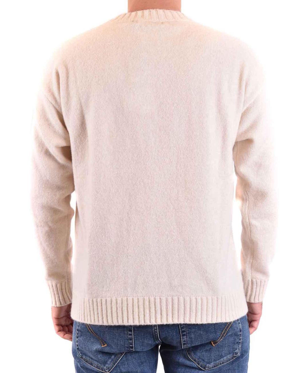 Laneus White Sweater for men