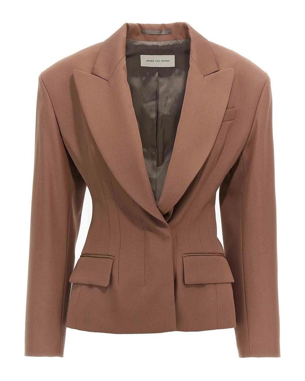 Dries Van Noten Brown Bohana Blazer