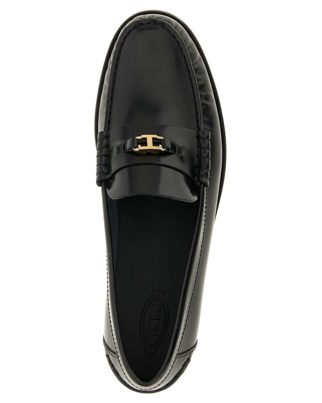 Tod's Black T Timeless Loafers