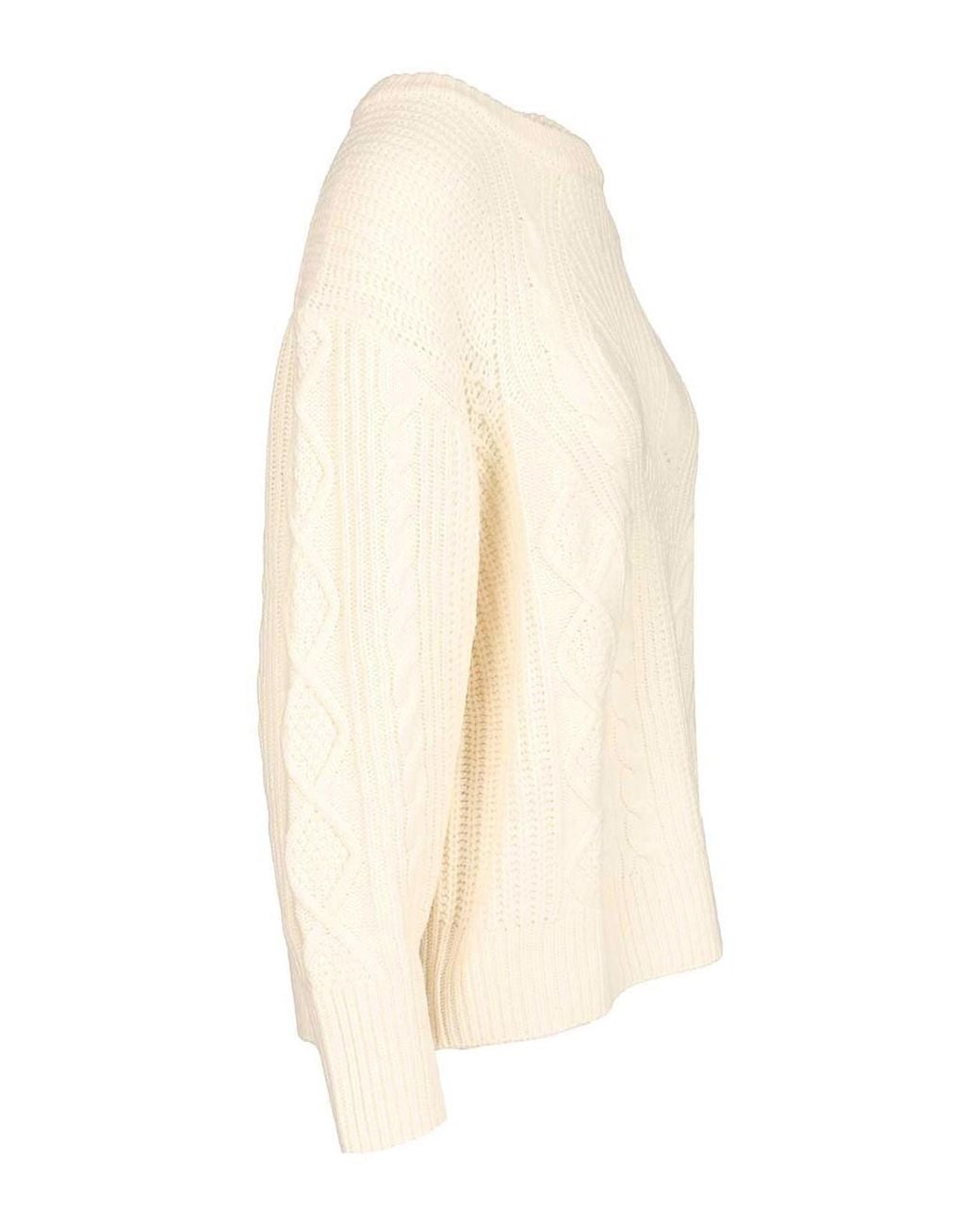 Loulou de Saison Natural Cable Knit Sweater
