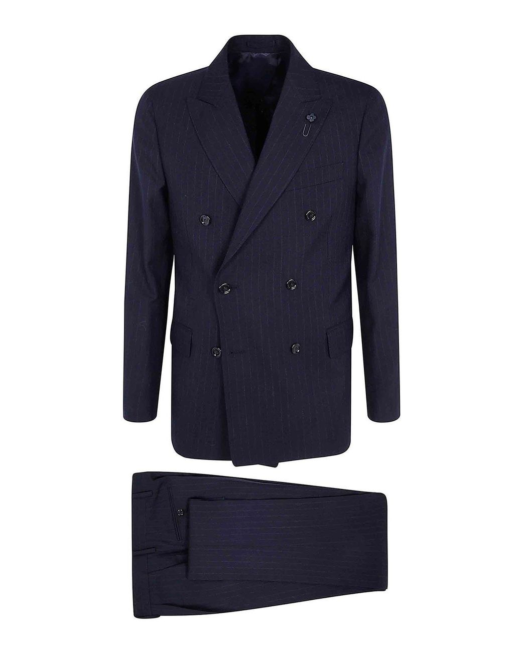 Lardini Blue Iconic Drop 7 Regular Suit for men