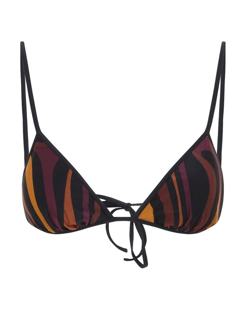 Emilio Pucci Brown Bra Bikini