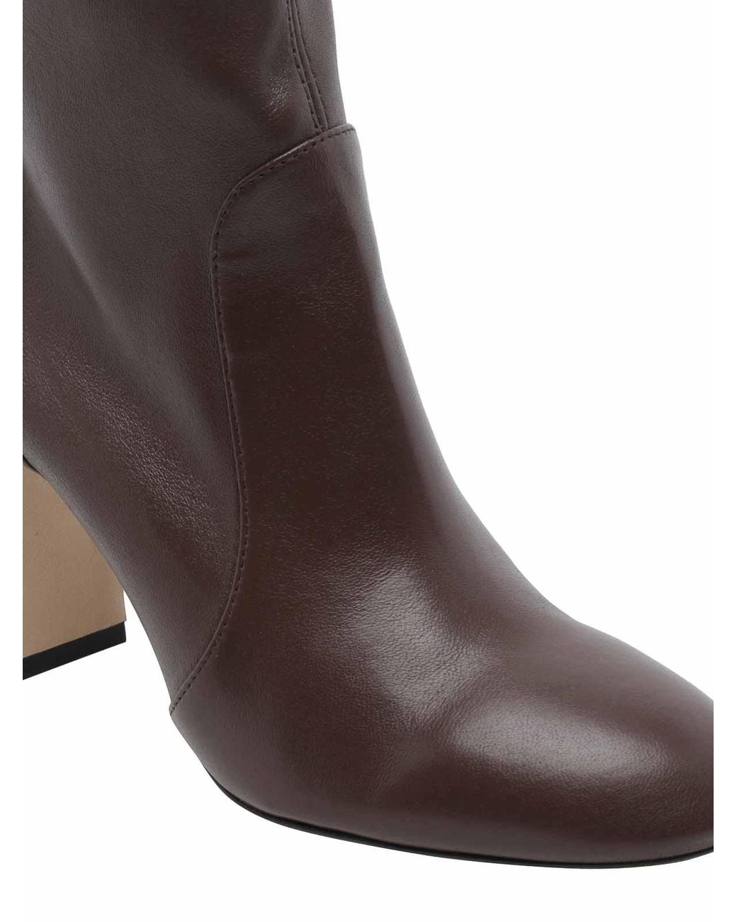 Stuart Weitzman Brown Babette Pump Booties