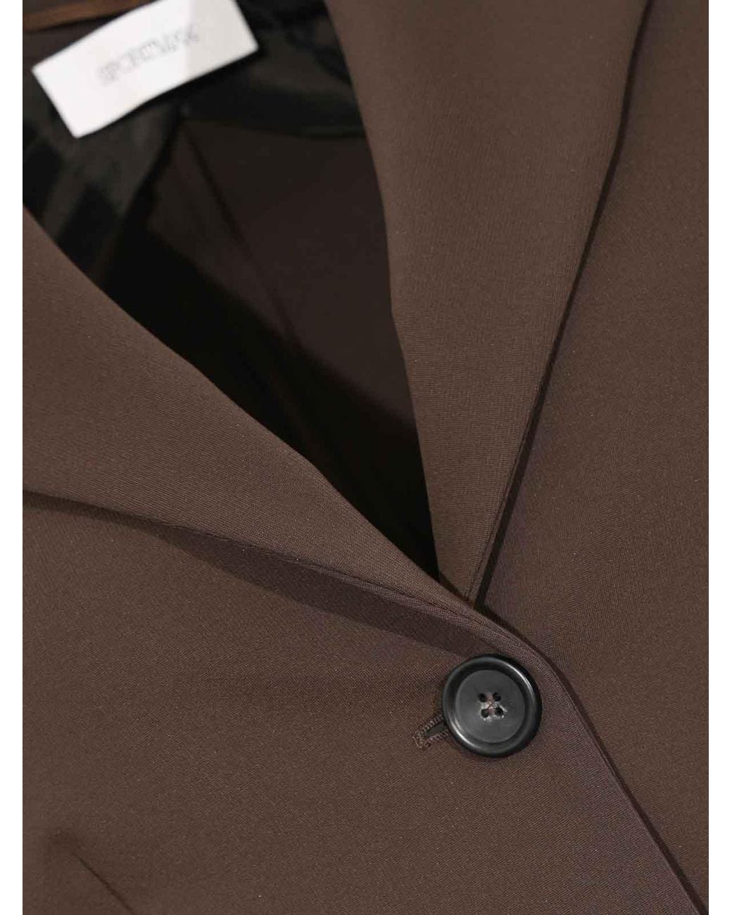 Sportmax Brown Spxpalo Blazer