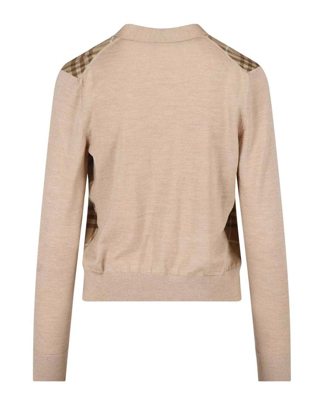 Burberry Natural Caridgan Check