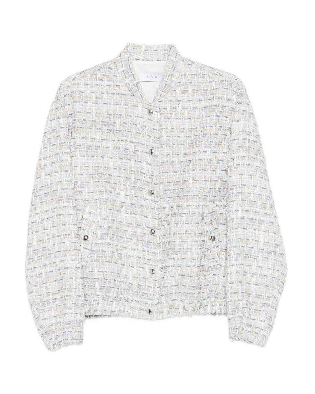 IRO White Noemy Cotton Jacket