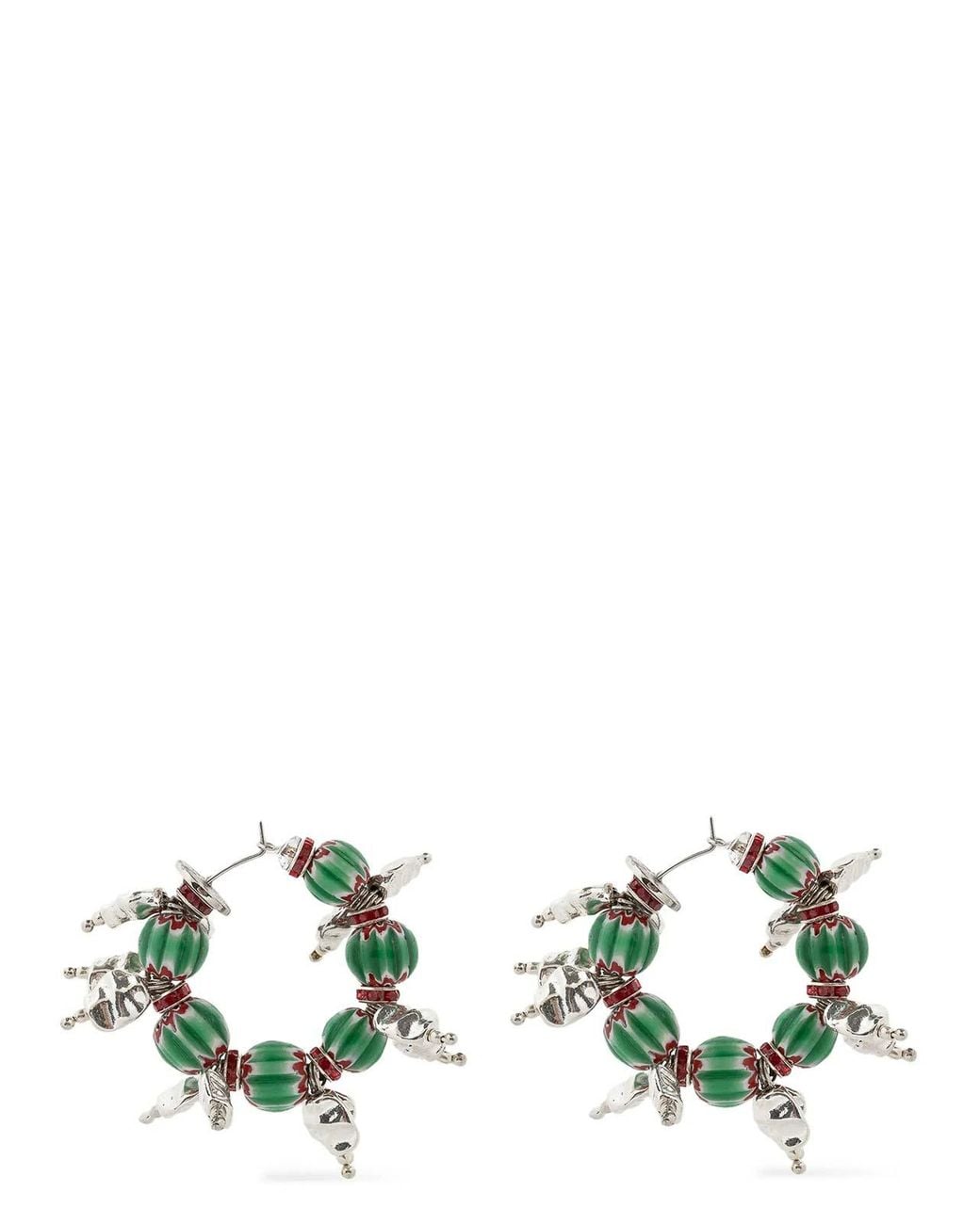 Dries Van Noten Metallic Ohrring