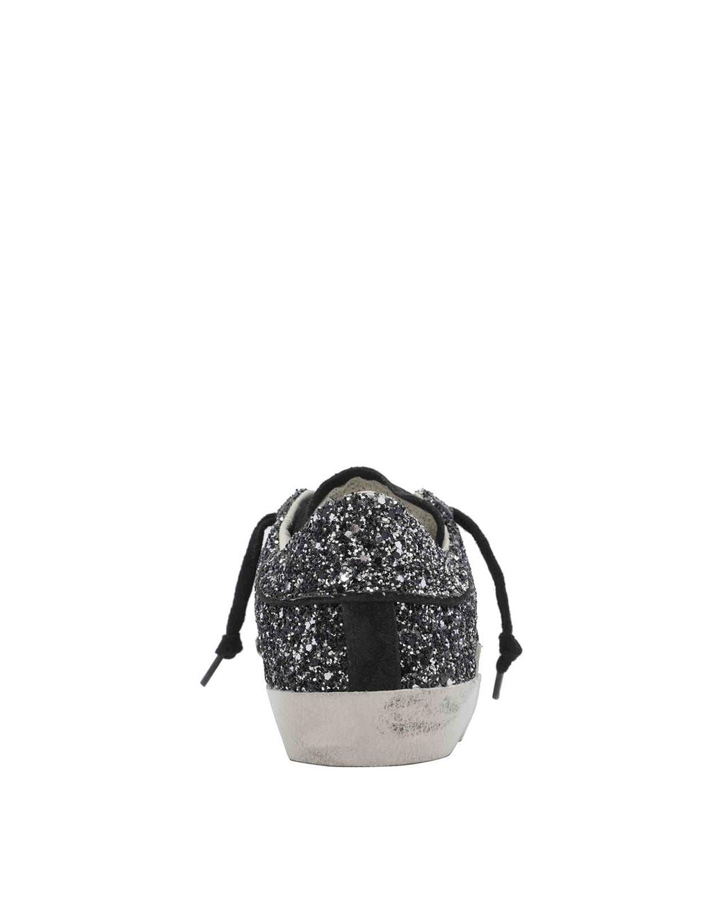 Philippe Model Gray Philippe Model Glitter Calf Leather Shoes