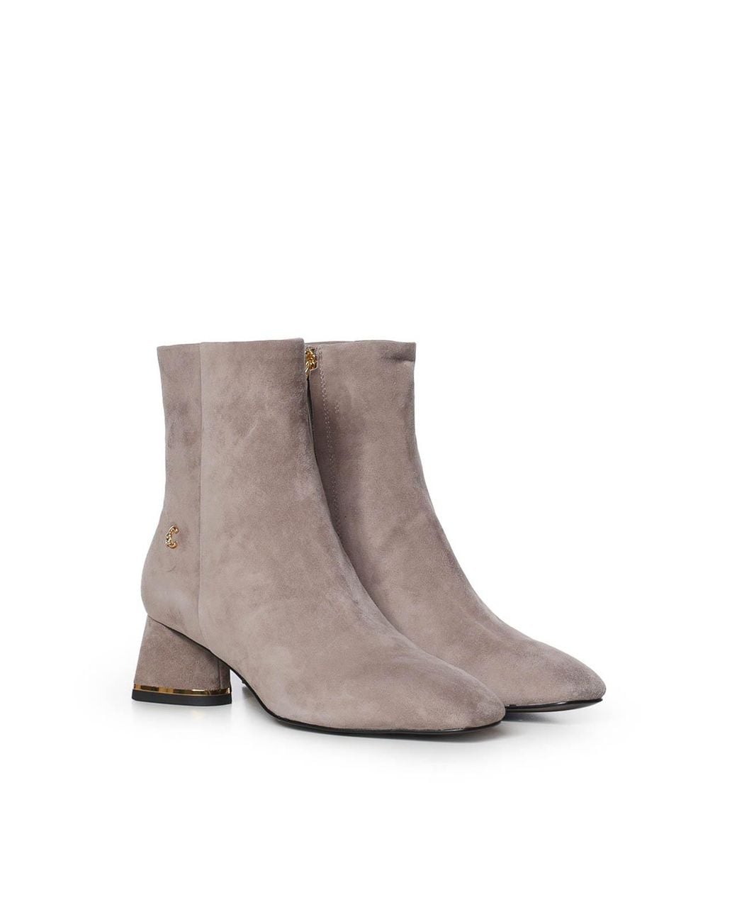 Coccinelle Gray C-Everyday Suede Ankle Boots