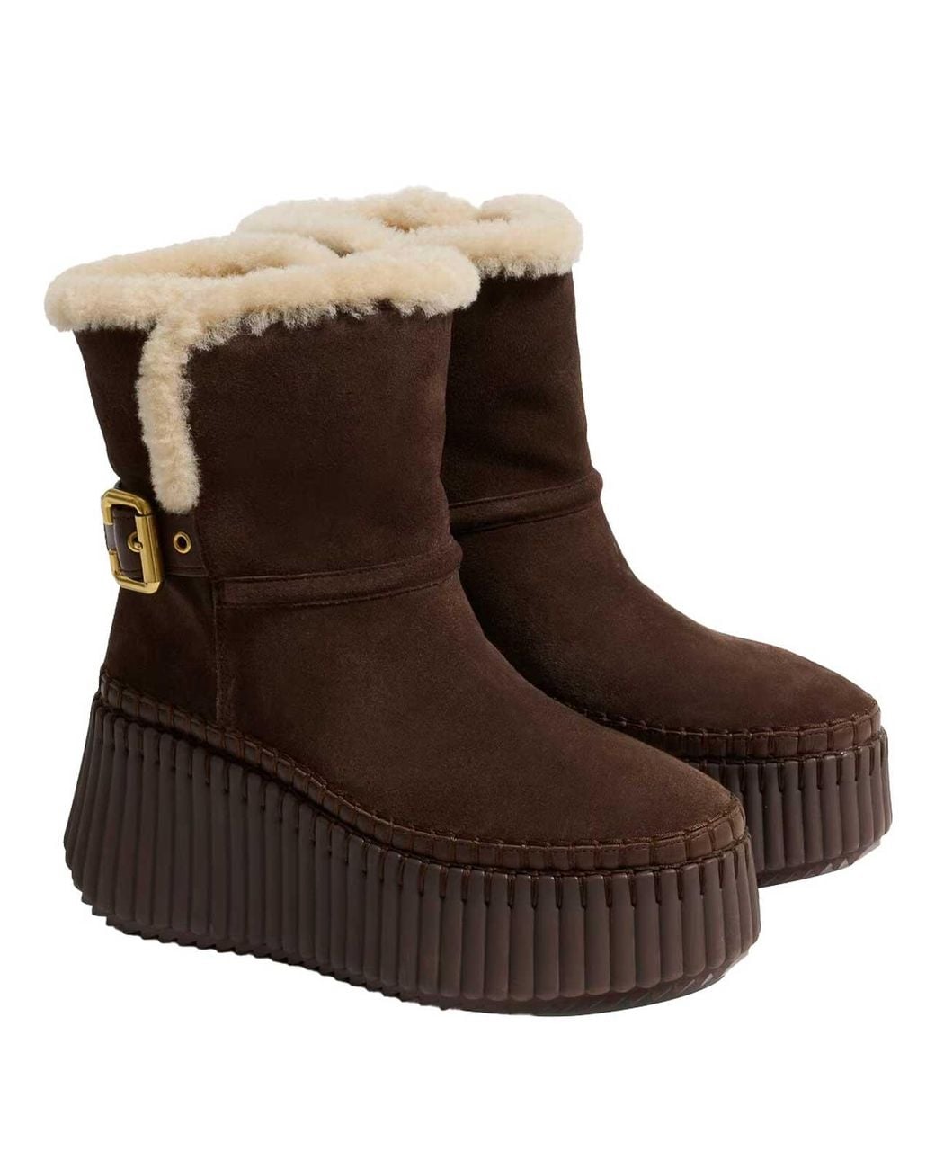 Bottes Chloé en coloris Brown