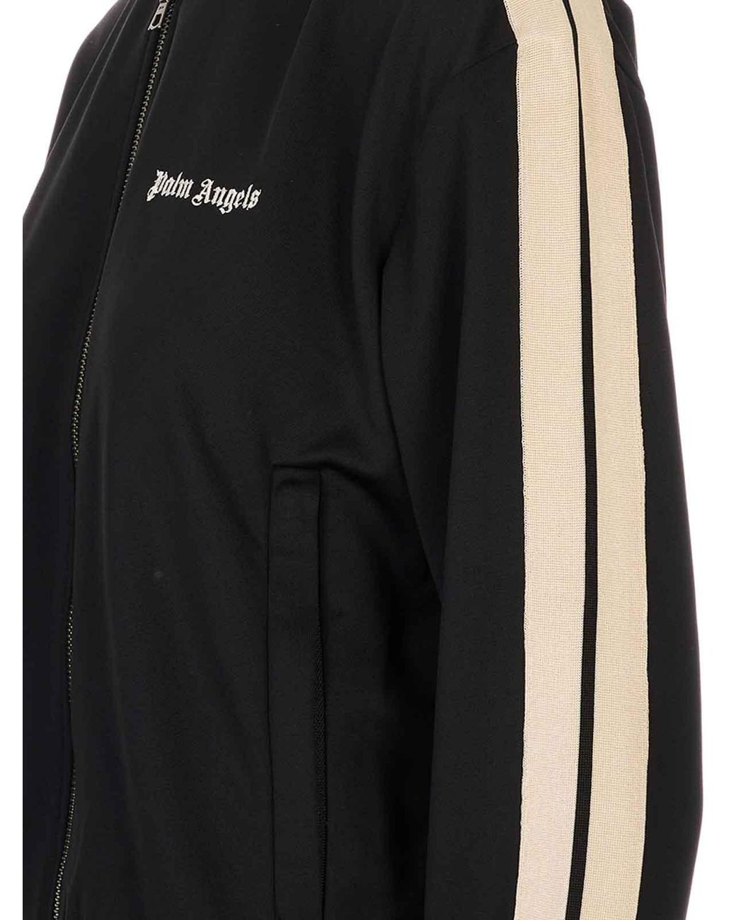 Palm Angels Black Classic Logo Track Bomber