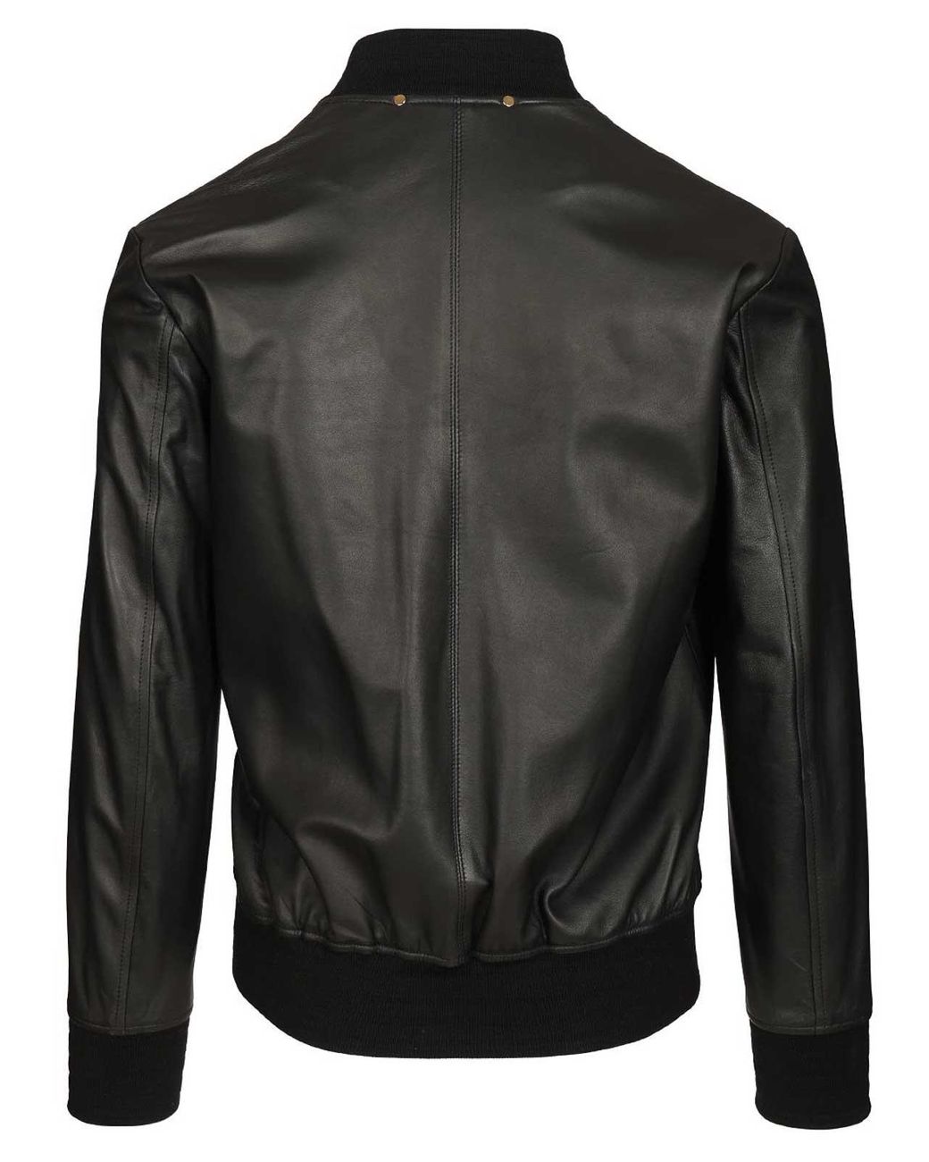 Paul Smith Black Lambskin Bomber Jacket for men