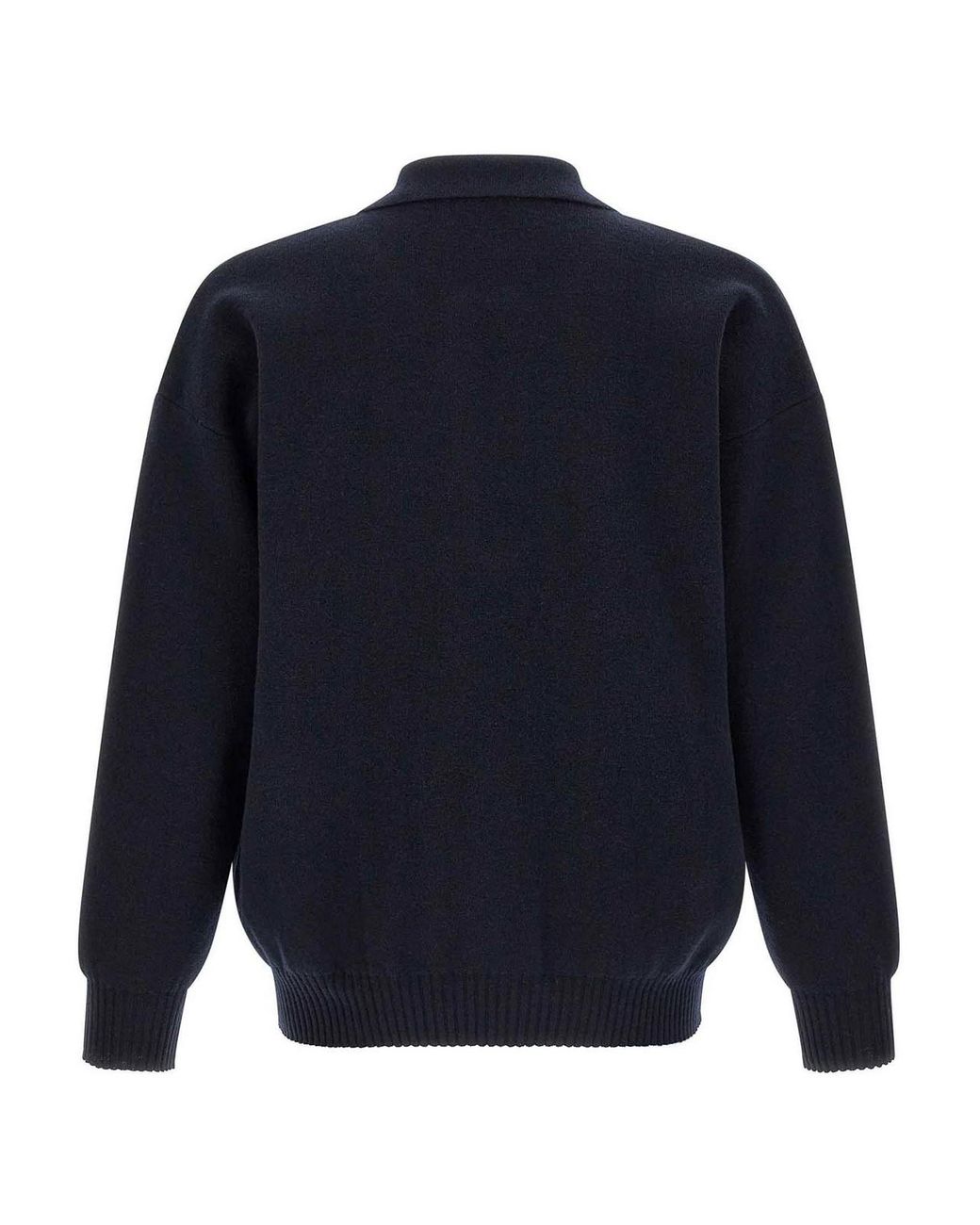 Roberto Collina Blue Merino Wool Polo Shirt for men