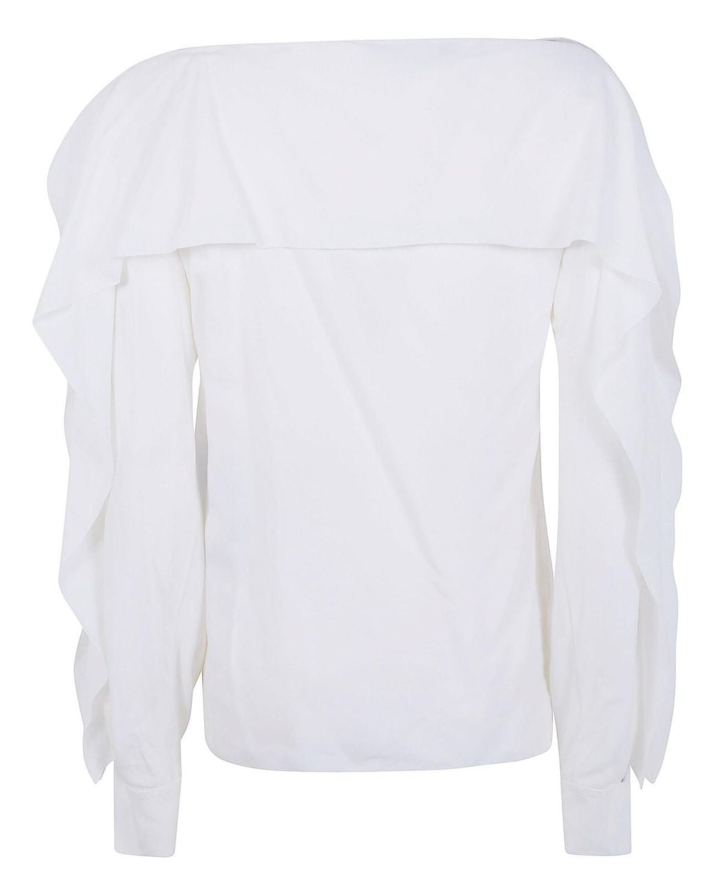 Lanvin White Long Sleeves Top