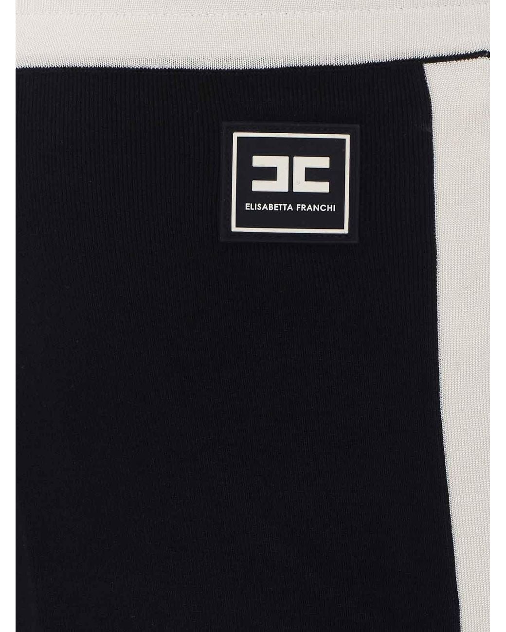 Elisabetta Franchi Blue Knitted Pants