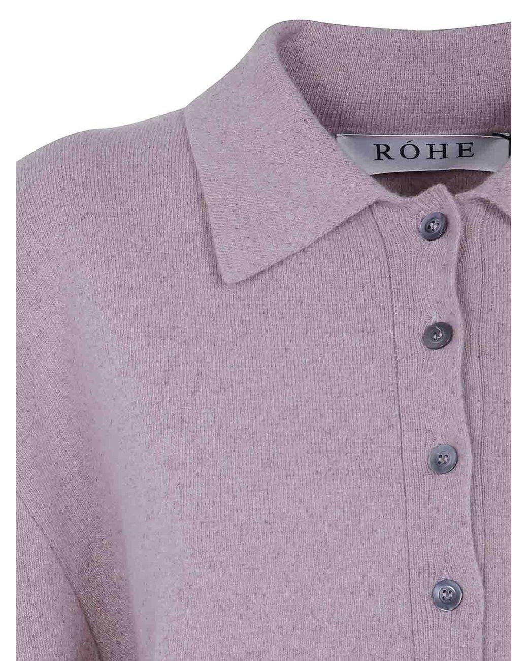 Rohe Purple Compact Mouline Polo