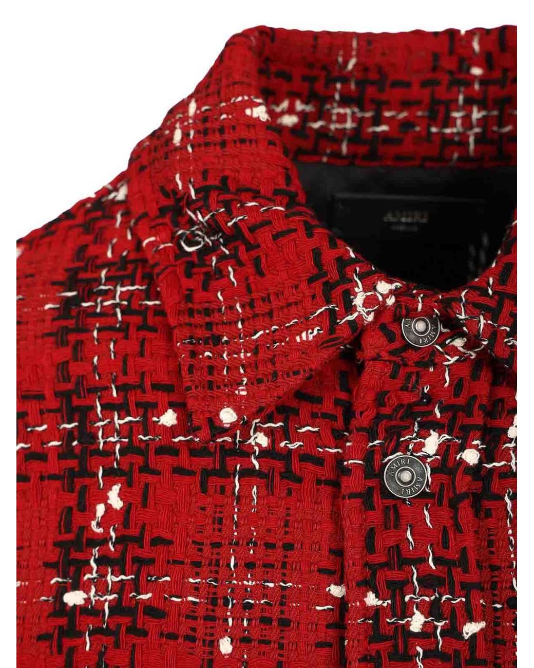 AMI Red Flannel Jacket for men