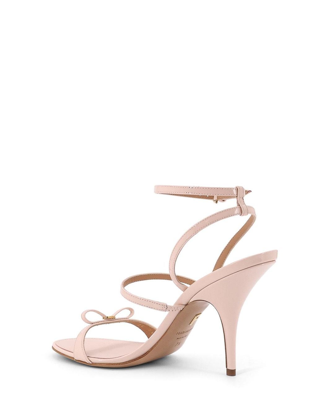 Ferragamo Pink Ariel 95 Sandals