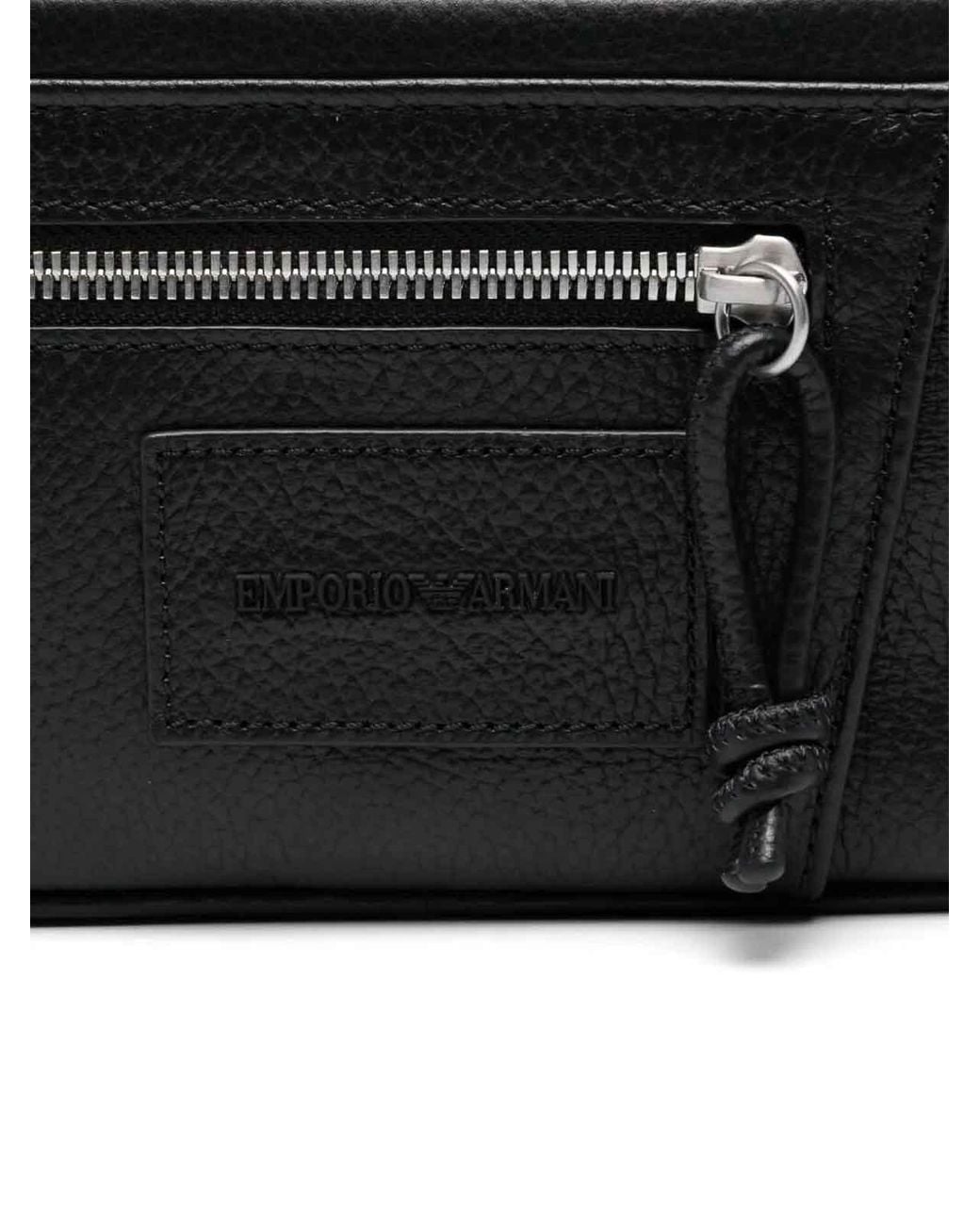 Emporio Armani Black Beauty Case for men