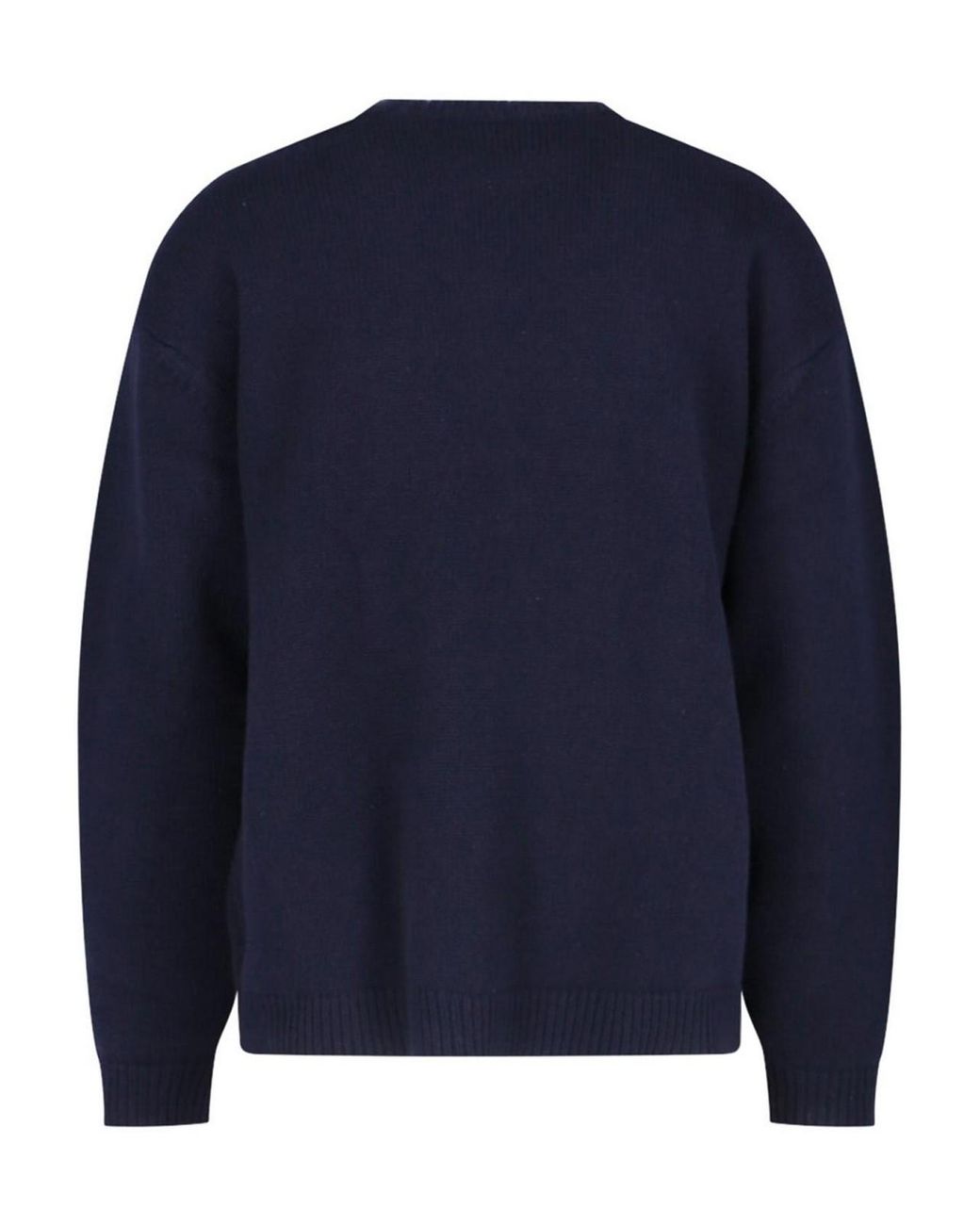 Studio Nicholson Blue Navy Wool Crewneck Sweater for men